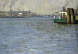 Sunnuntaitunnelma Elbellä, St. Paul Landing Bridge, 1901 (katso myös 192003)